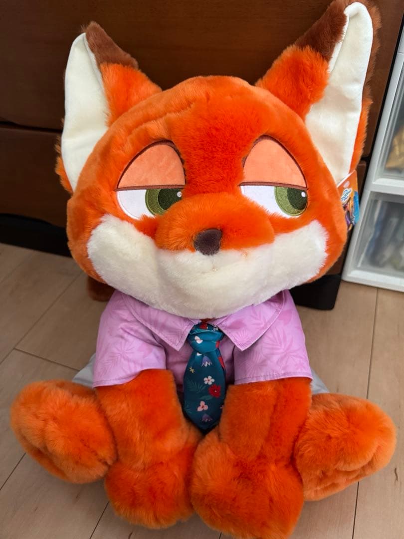 新品】コストコディズニー ズートピア2 ニック・ワイルドぬいぐるみ