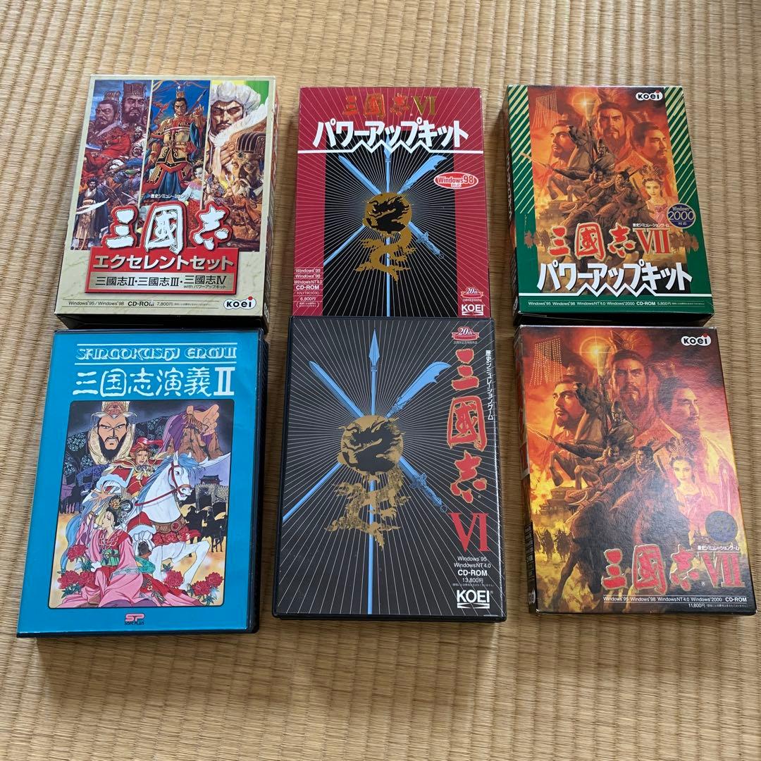 三國志　三国志演義　ゲーム６点セット　CD-ROM フロッピー Amazon.co.jp: 三國志 6 : PCソフト