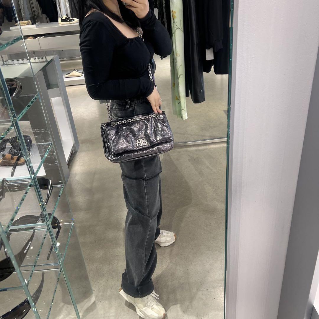 BALENCIAGA Monaco Small モナコ スティールグレー - メルカリ
