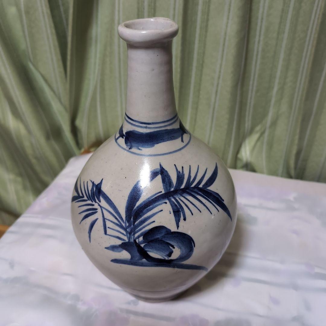 古伊万里、笹徳利、微塵徳利、松竹唐草模様徳利3点セツト