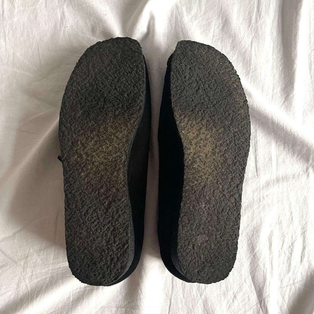 【美品】クラークスオリジナル　ワラビー　25.5cm ブラック