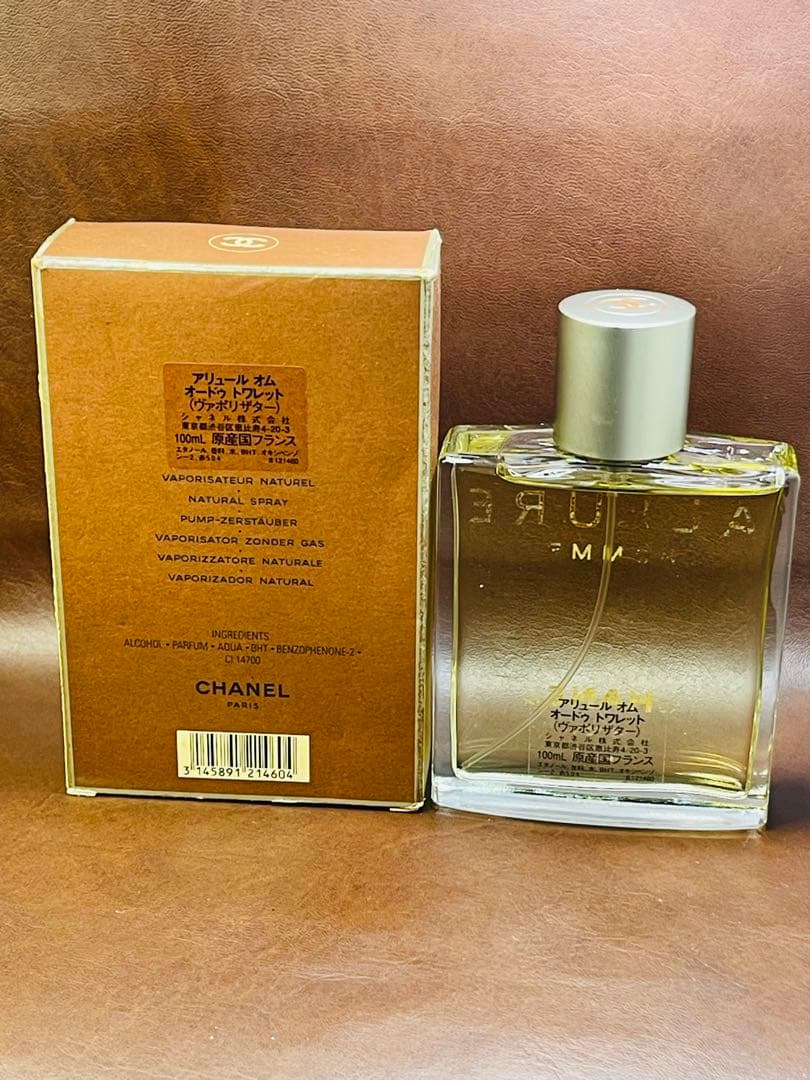 残量ほぼ未使用 シャネル アリュール オム オードトワレ 100ml - メルカリ