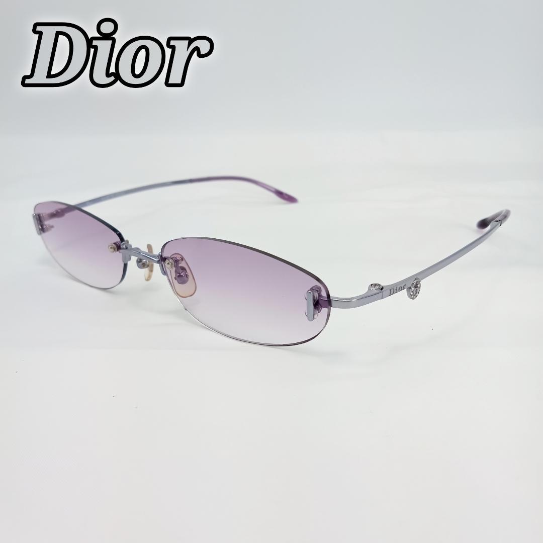 ディオール サングラス 紫 チタン パープル カラーレンズ CD-7553J ディオール サングラス 紫 チタン パープル カラーレンズ CD-7553J