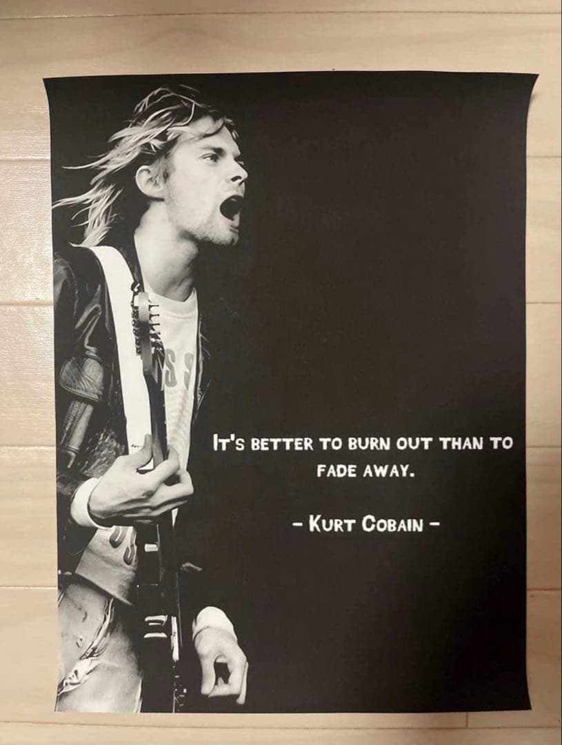 Nirvana ニルヴァーナ カート・コバーン バンド ポスター - メルカリ