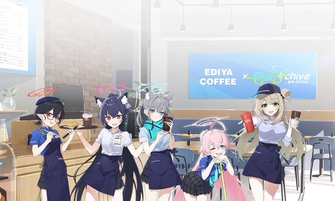 公式〗韓国限定 ブルーアーカイブ コラボ限定描き下ろし アクリル