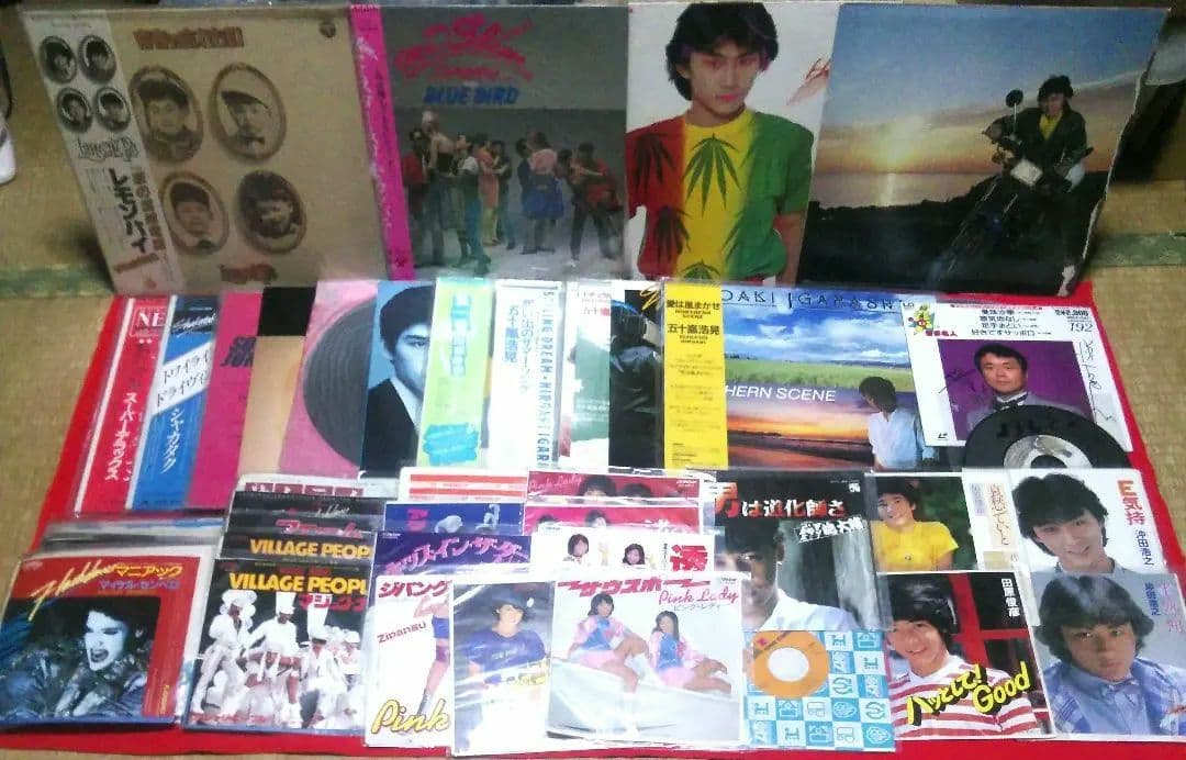 昭和 レコード 邦楽 洋楽 サントラ まとめ 48枚 カレンダー付き - メルカリ