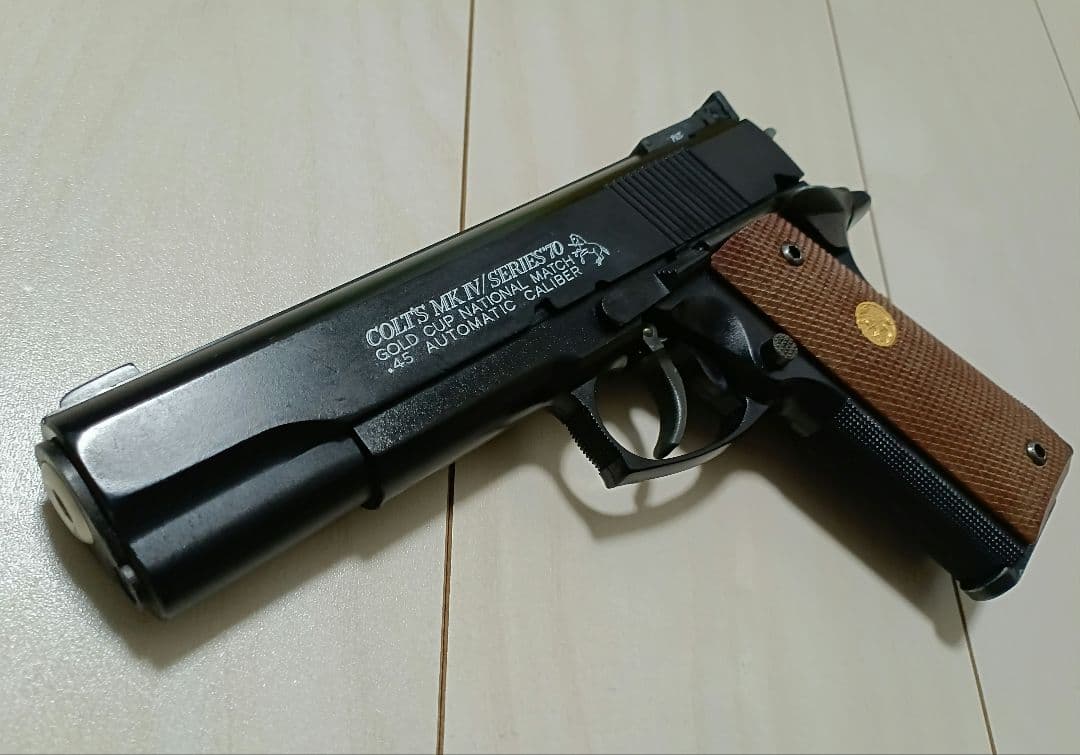 【中古品】WA固定ガスガン「コルト ゴールドカップ ナショナル マッチ」 販売価格¥3,723】【中古即納】WA ウエスタンアームズ 固定スライド