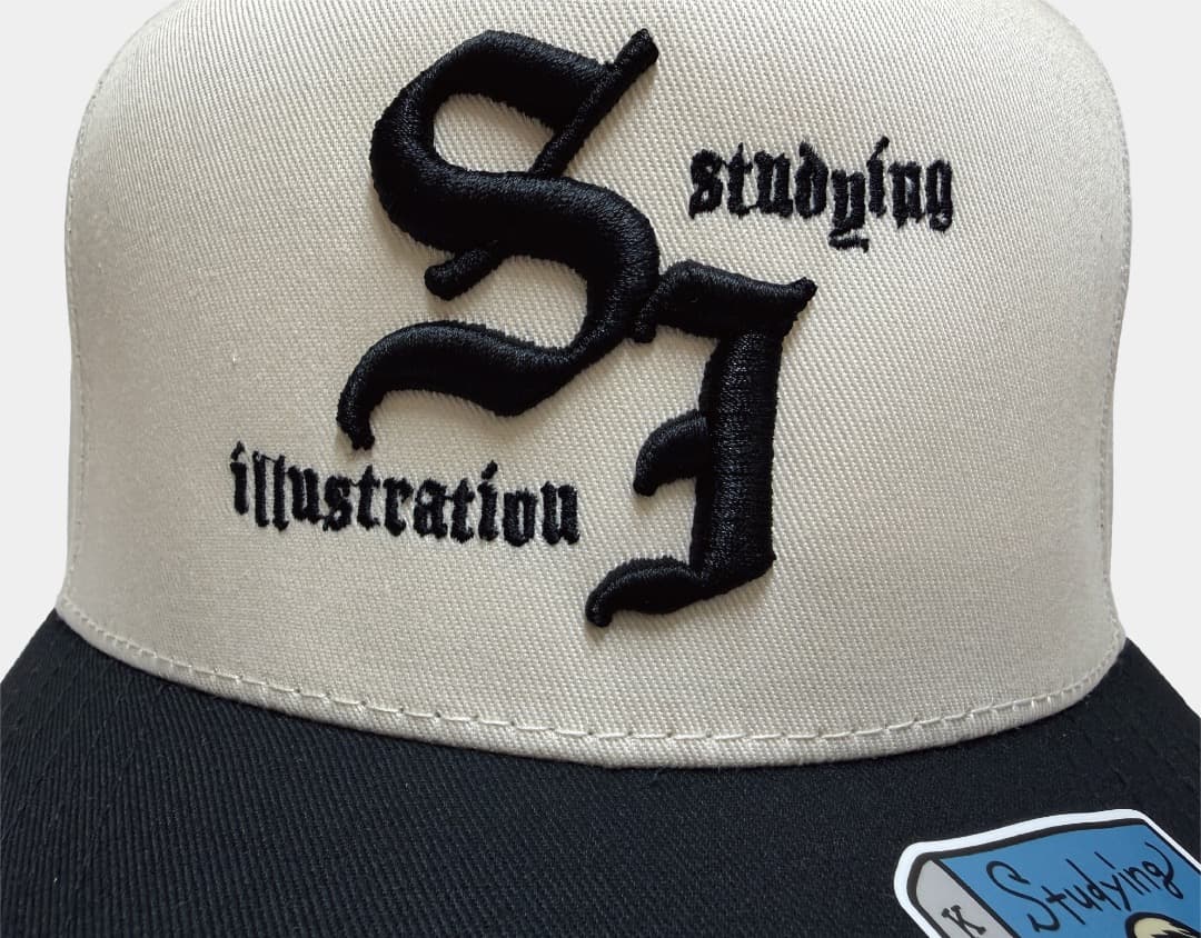 LA スパイダー 同じボディを使用 5パネル 3D刺繍 トラッカーキャップ