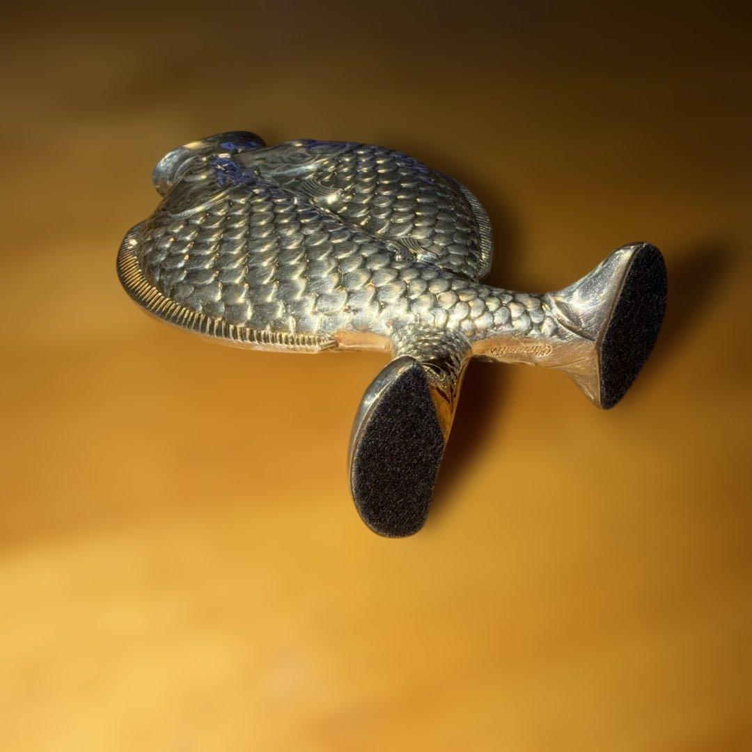 花瓶 Christofle クリストフル 2匹 魚 花瓶花器 置物 銀製品 - メルカリ