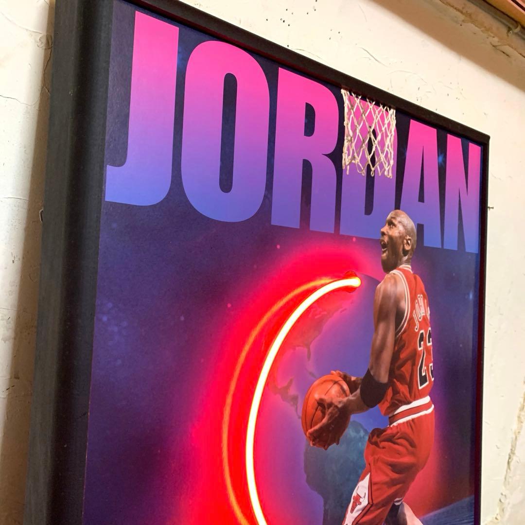 m*3様 NEONETICS ネオン管アートパネル マイケルジョーダン - メルカリ