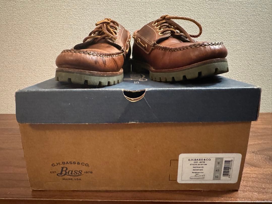 靴 G.H.Bass Ranger Moc US10 28.5cm