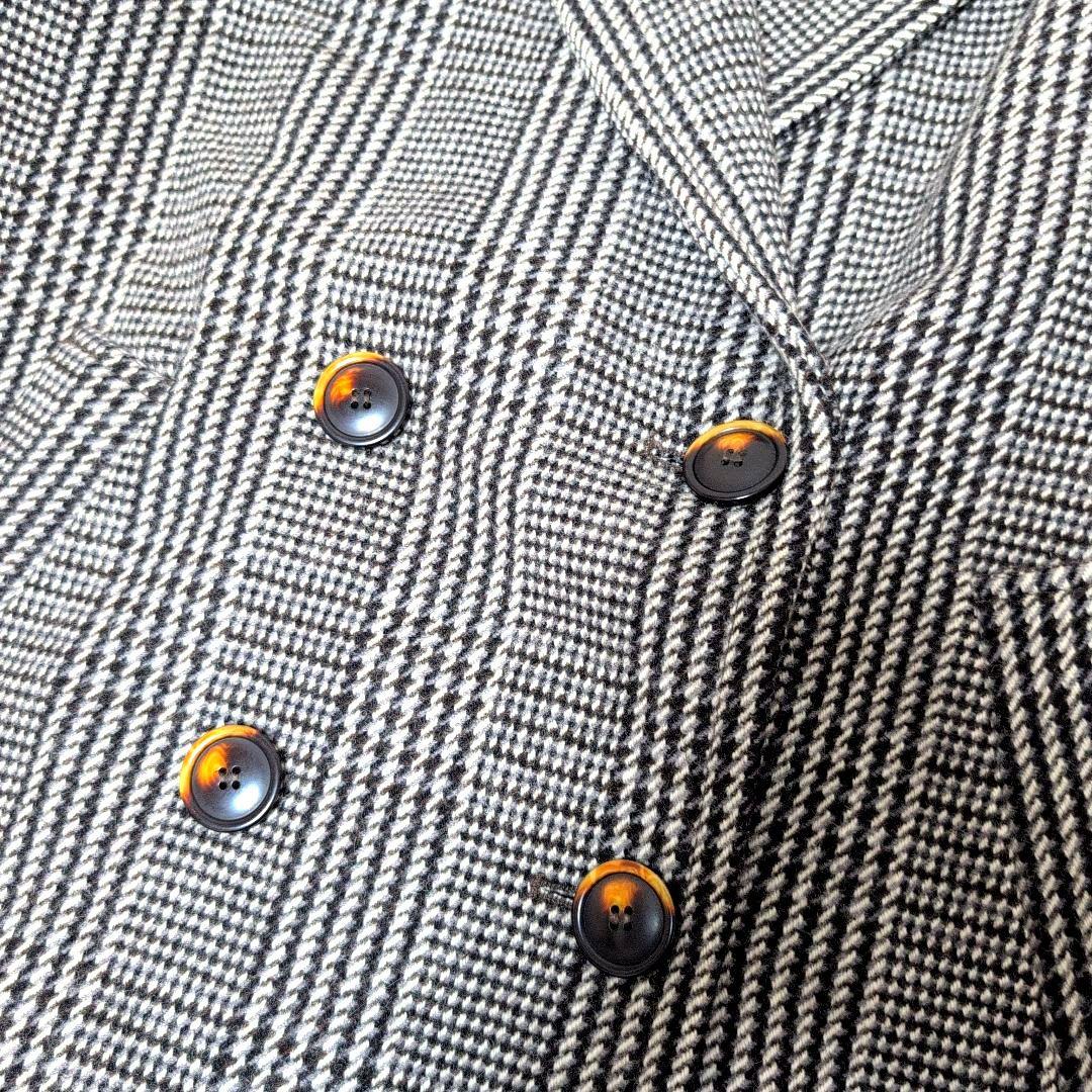 ジャーナルスタンダードレリューム ダブルカラー チェックコート