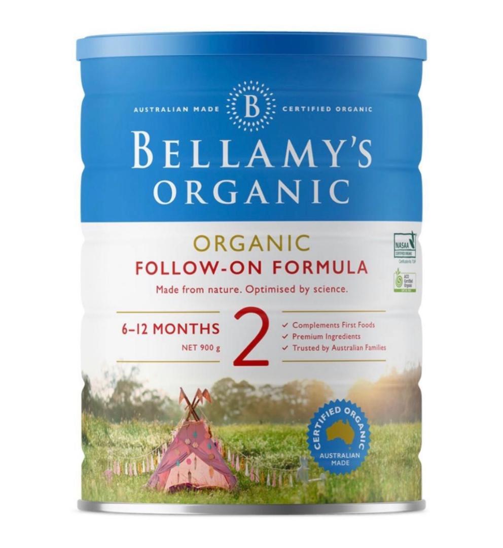 専用２缶Bellamyベラミーズ オーガニック 粉ミルク ステップ2&3 Bellamy's（ベラミーズ）オーガニック粉ミルク 大缶 800g 混合2缶