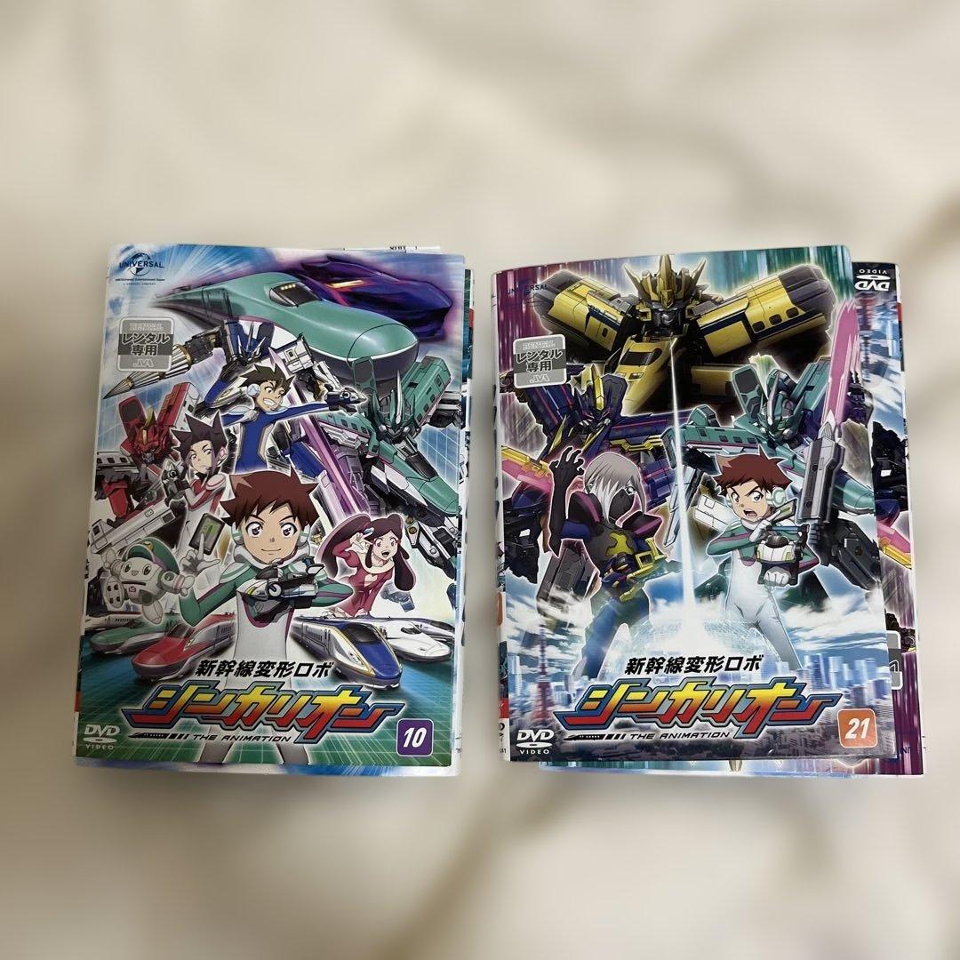 中古レンタル落ち】新幹線変形ロボ シンカリオン DVD 第1巻〜第21巻
