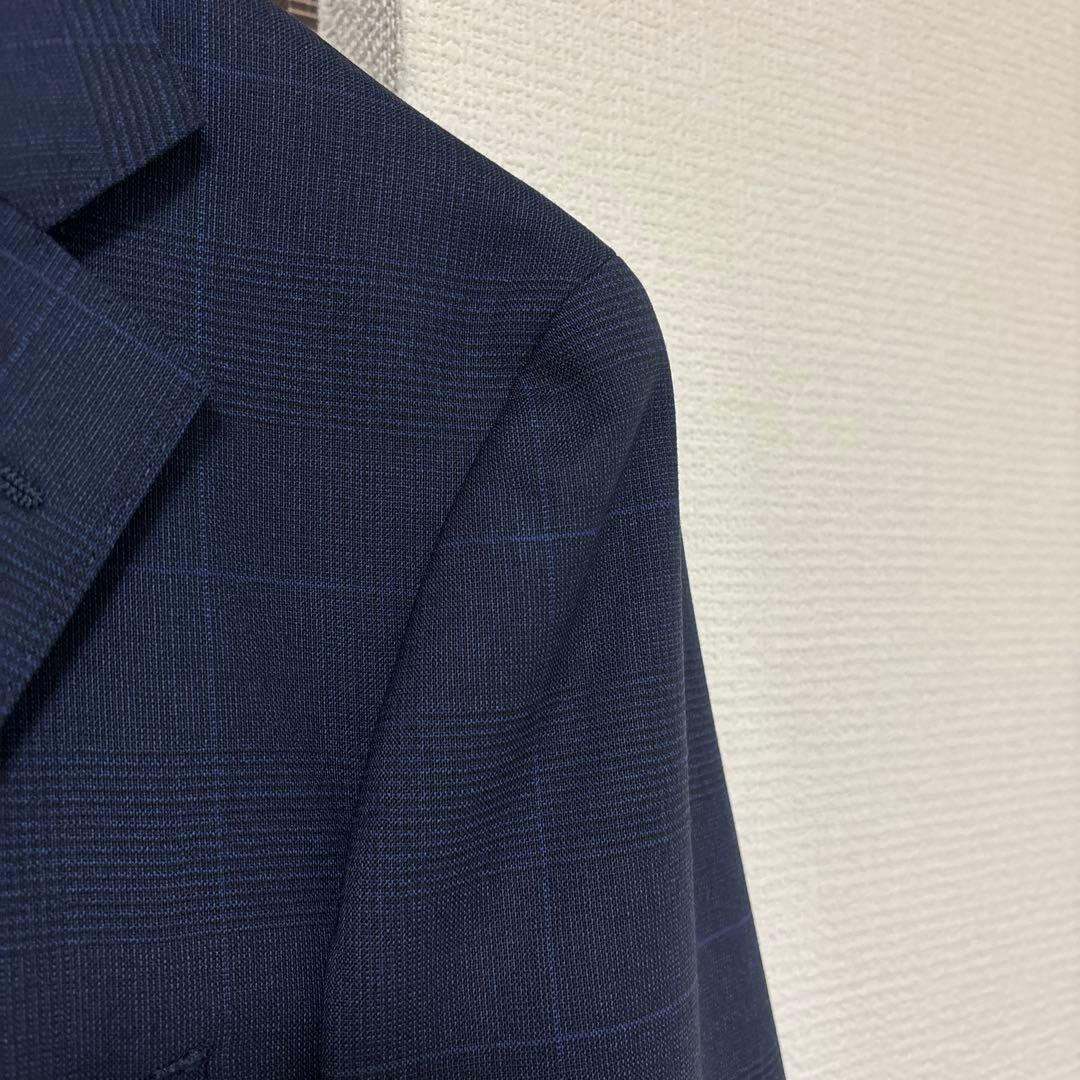 ユニバーサルランゲージ スーツ ネイビー チェック柄 - メルカリ