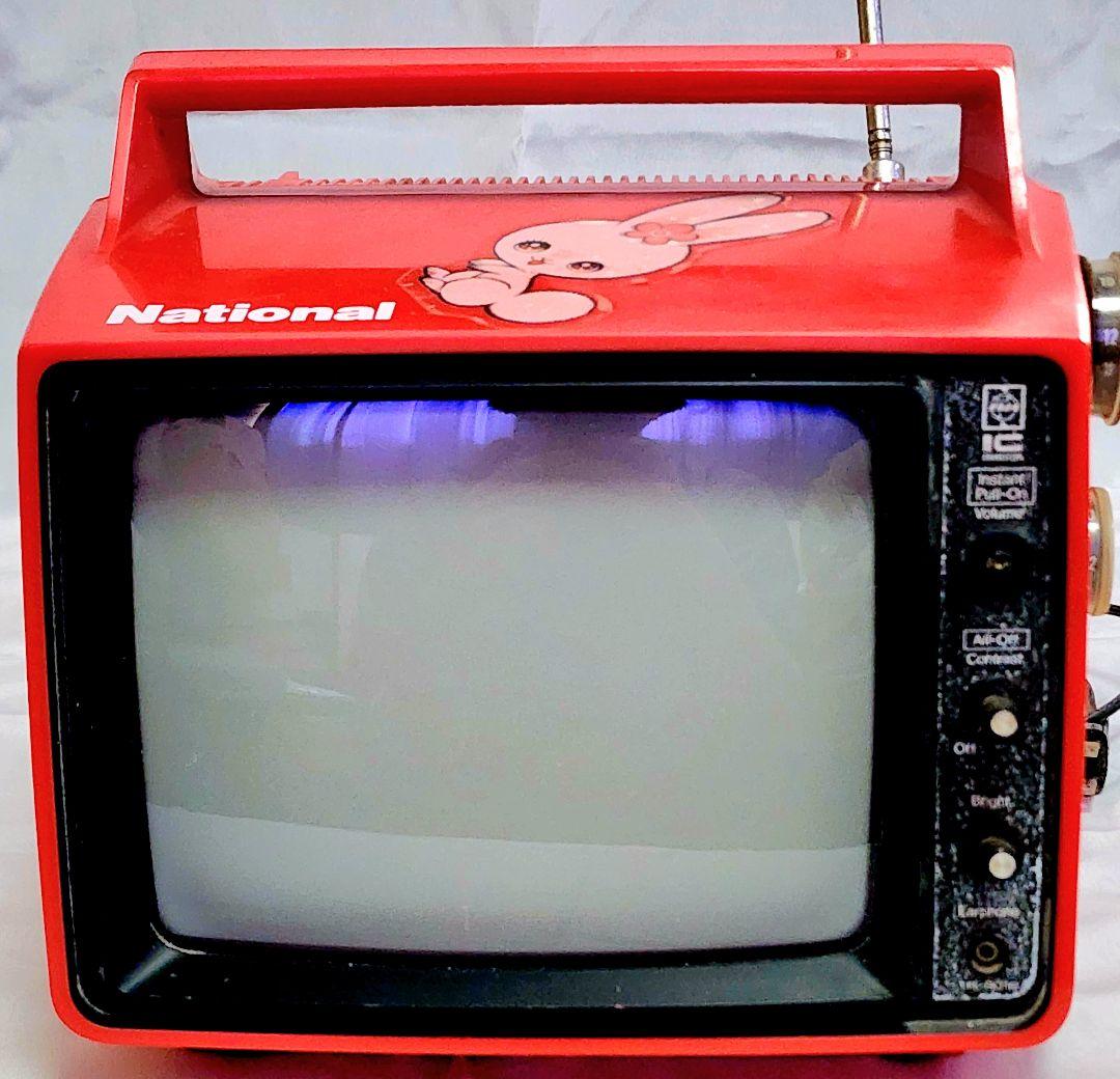 昭和レトロ】レトロポップ/小型白黒テレビ - メルカリ