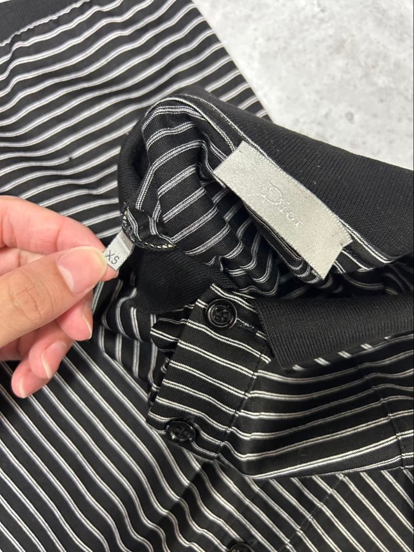 Dior Homme SS07 ボーダー BEE ポロシャツ