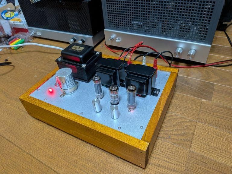 k*1様 真空管アンプ/6AQ5シングル・アンプ/6AR5兼用（自作品）/予備球