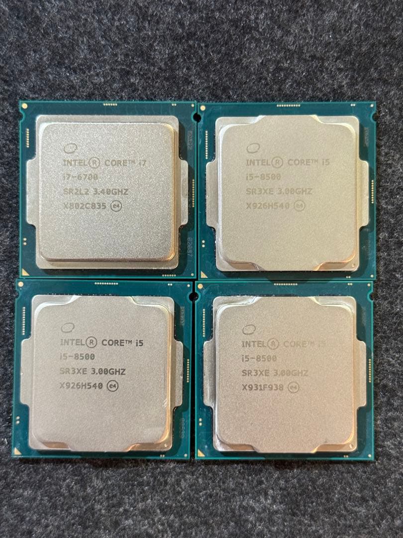 Intel CORE i7-6700 i5-8500×3 CPU | Intel Core i5-8500 vs Intel Core i7-6700の比較