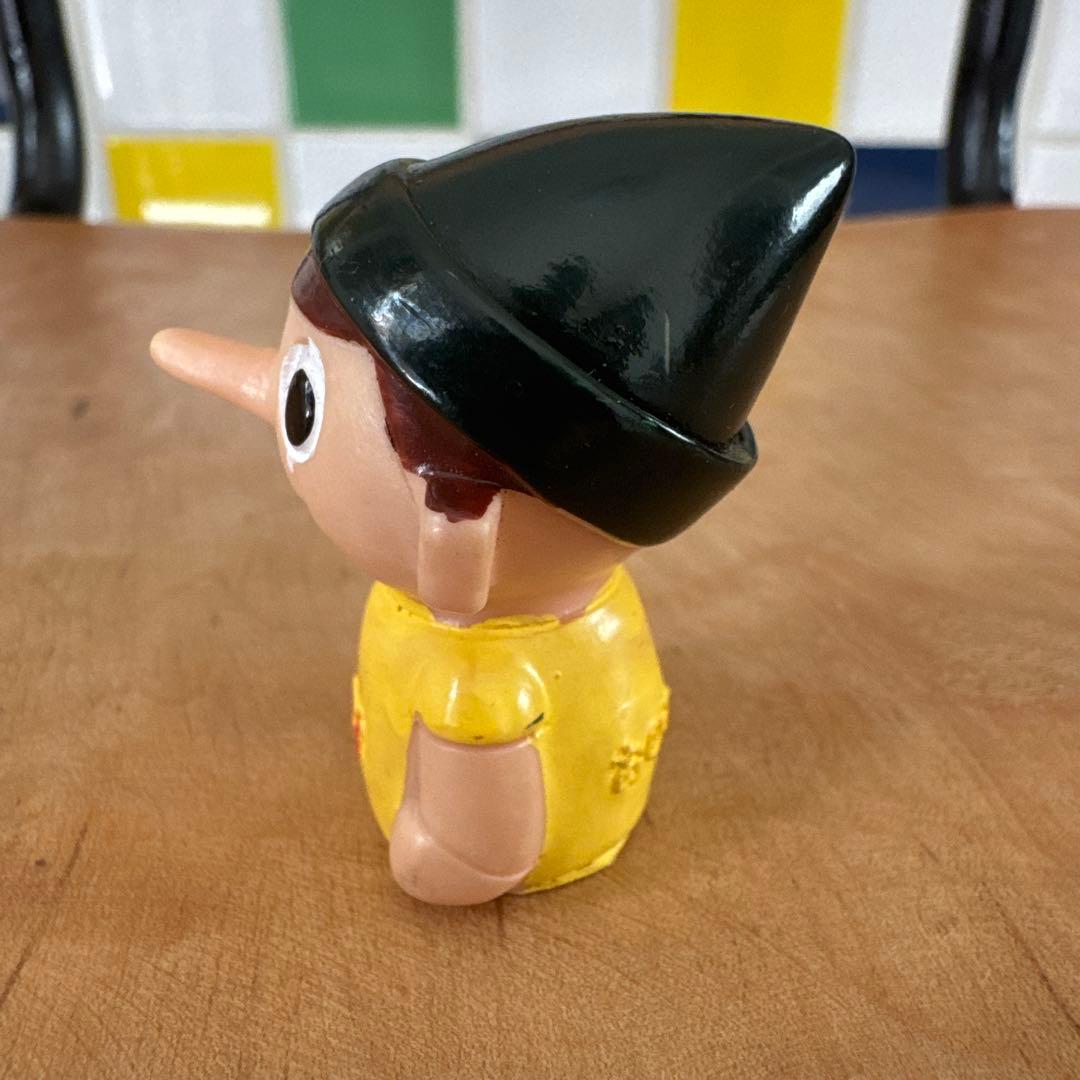 激レア 当時物 小野薬品 ピノキオ ソフビ指人形 非売品 企業物 昭和