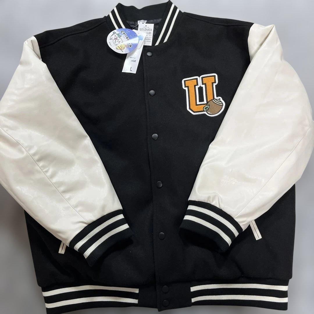 匿名配送 ちいかわ アベイル うさぎ 3L メンズ スタジャン サガラ刺繍