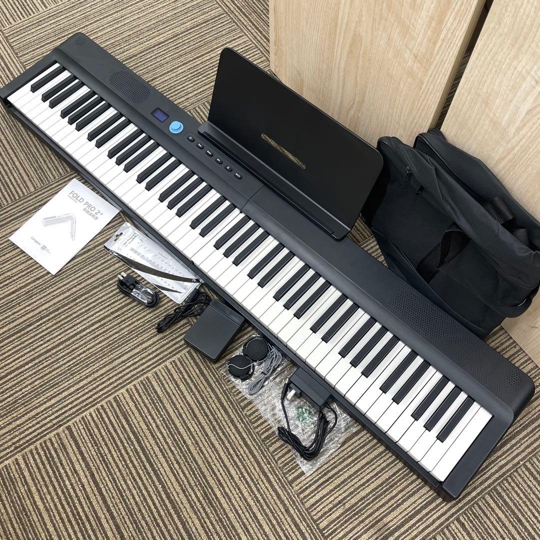 新品◇Longeye 電子ピアノ 88鍵盤 折り畳み FOLD PRO2+ 黒 - メルカリ