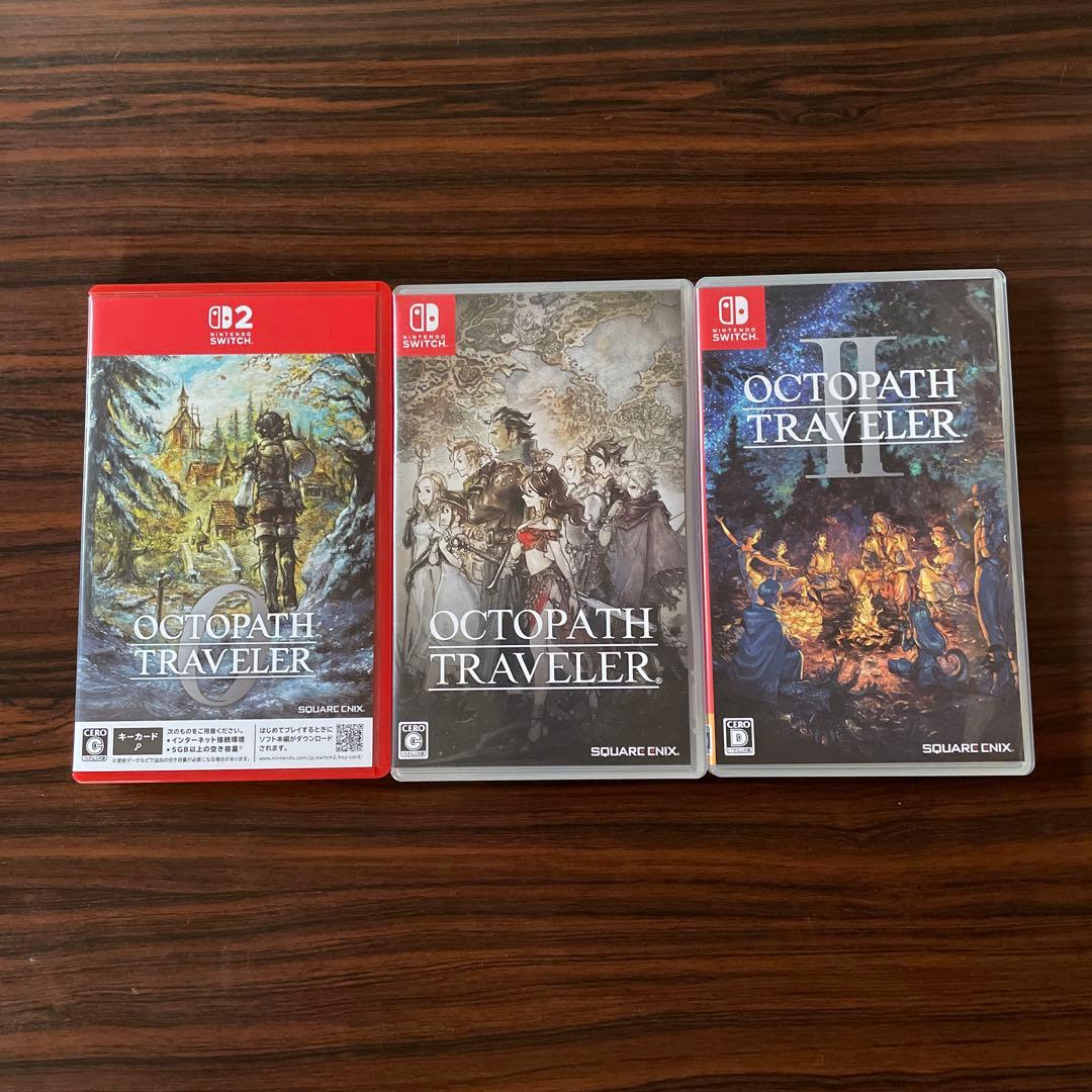 オクトパストラベラーシリーズ 3本セット a4efdd2f969559e8b1c92e99f32ded