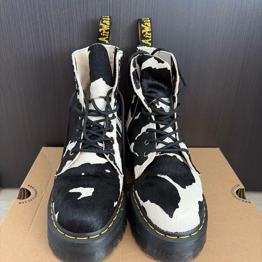 Dr.Martens Jadonカウプリント 厚底ブーツ26.5〜27.0 美品 - メルカリ