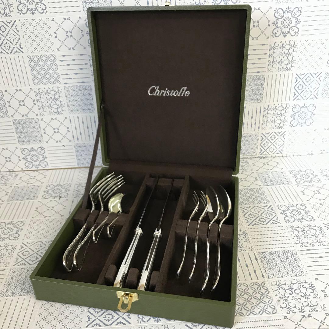Ciristofle クリストフル　カトラリーセット　10点　美品 Christofle (クリストフル) カトラリーセット｜トレファクONLINE