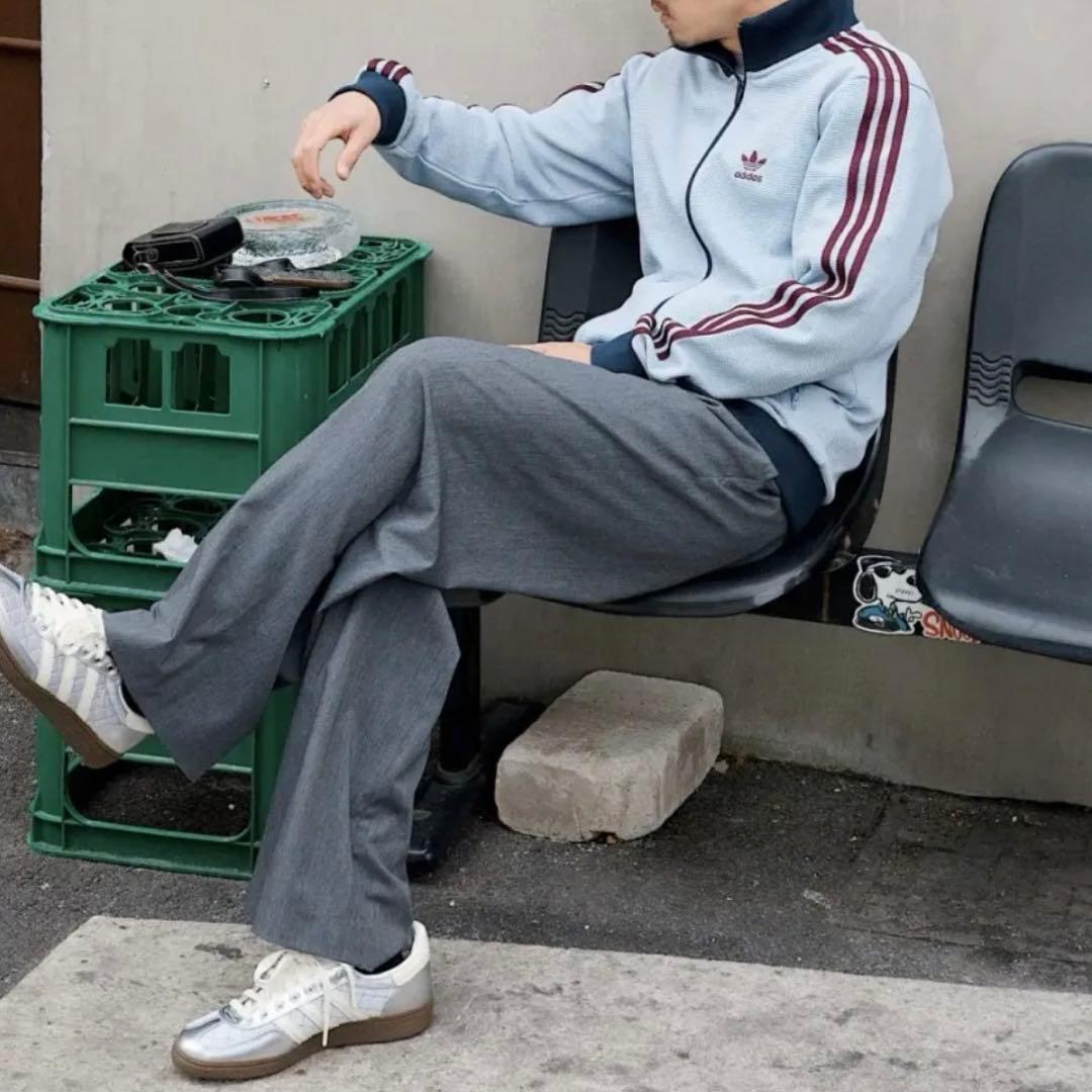 日本未発売カラー2XL⭐️adidasアディカラートラックトップ ワッフル