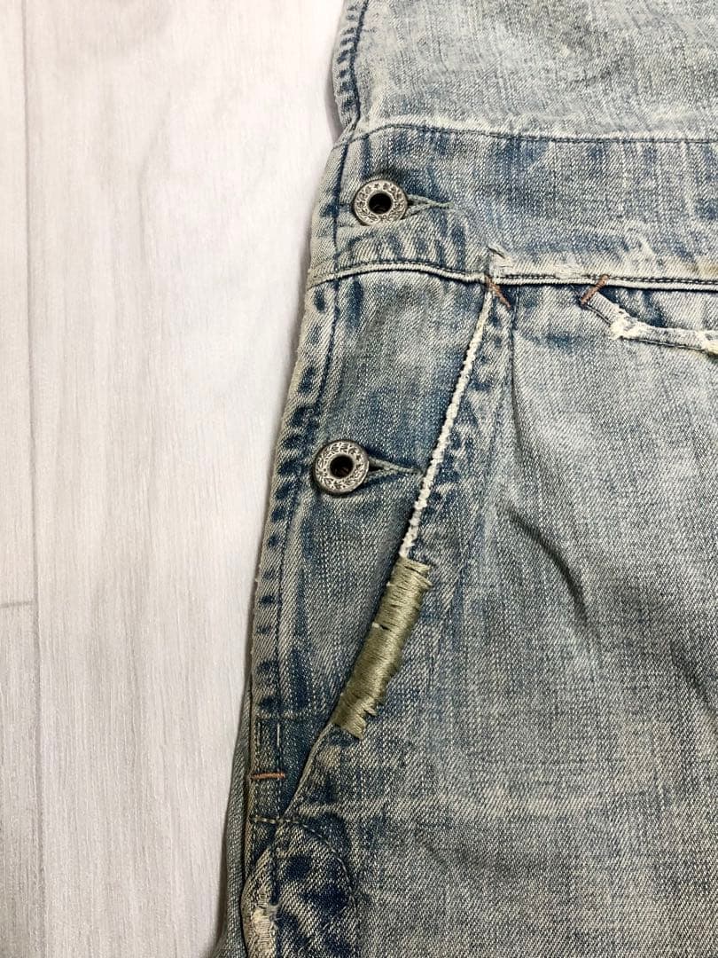 RRL ダブルアールエル オーバーオール リペアダメージ加工 ラルフ