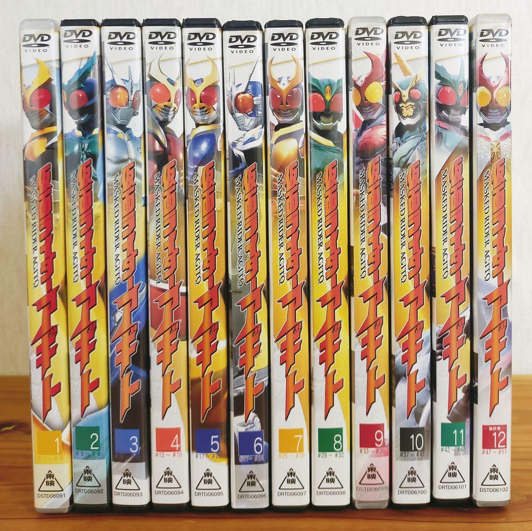 仮面ライダーアギト　DVD全巻セット Amazon.co.jp: 仮面ライダーアギト 全12巻セット [マーケットプレイス