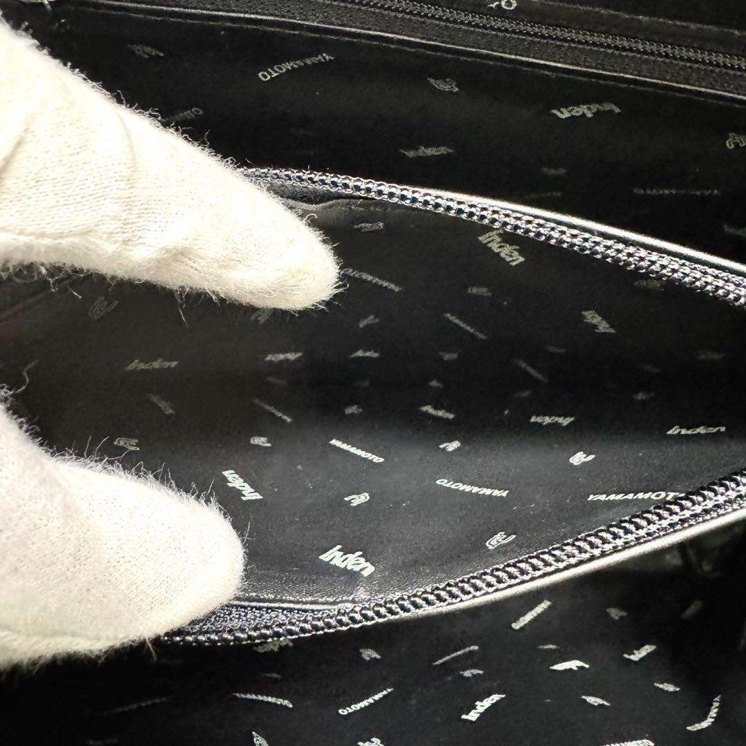 専用】高級 印傳の山本 ラウンドファスナー ハンドバッグ 葡萄柄 和装