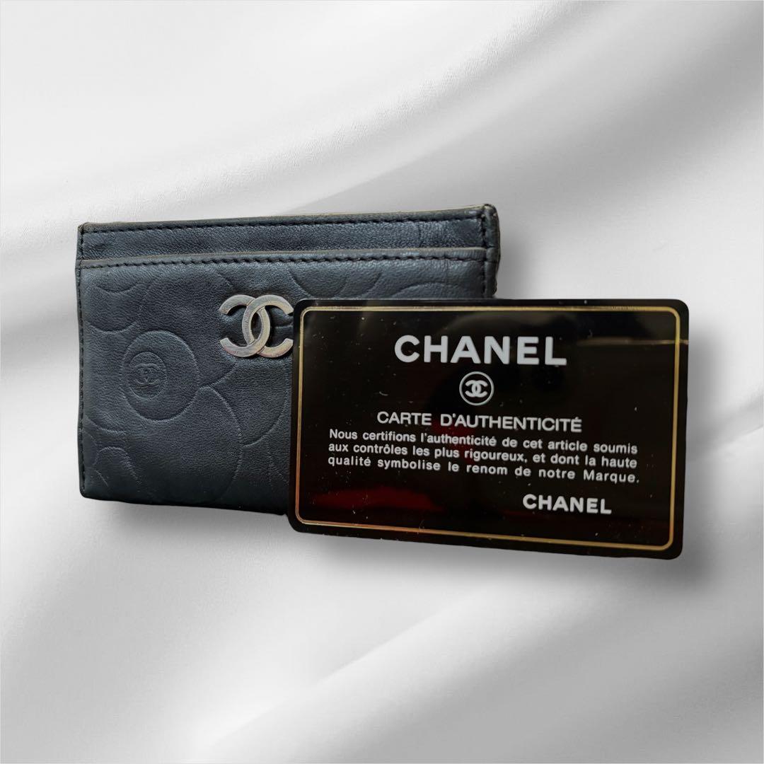 CHANEL シャネル カメリア ココマーク パスケース カードケース 名刺