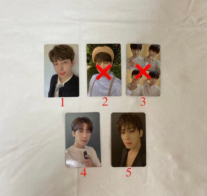 Wonwoo トレカ SEVENTEEN Wonwoo DREAM Limited Official Photocard A B C D S F