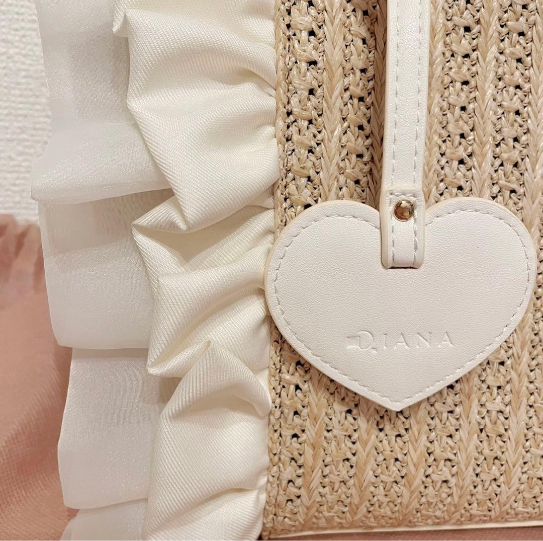 DIANA ダイアナ かごバッグ ハンドバッグ フリルバッグ - メルカリ