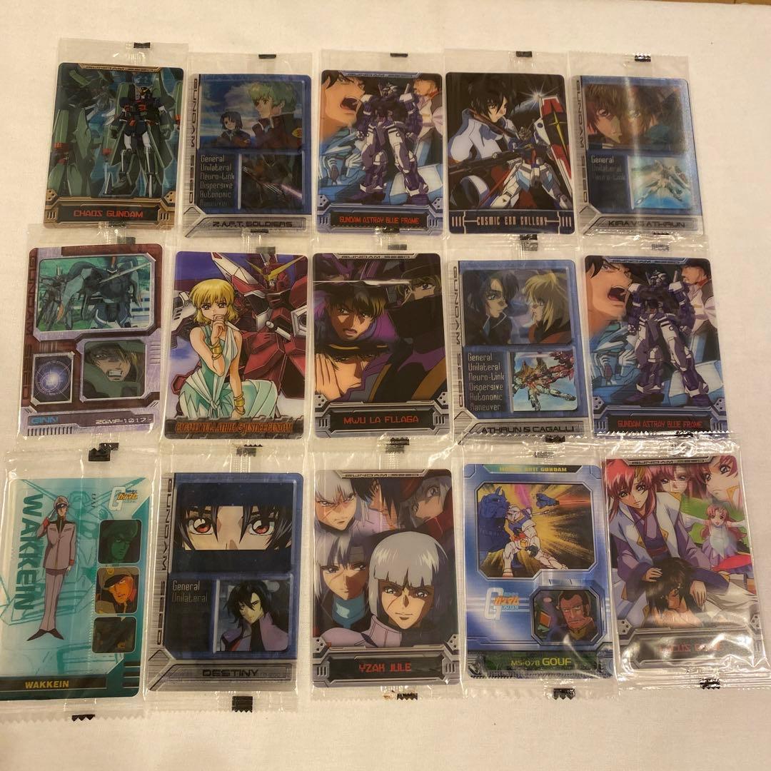 未開封】森永製菓 ガンダム ウエハースチョコカード SEED 71枚セット