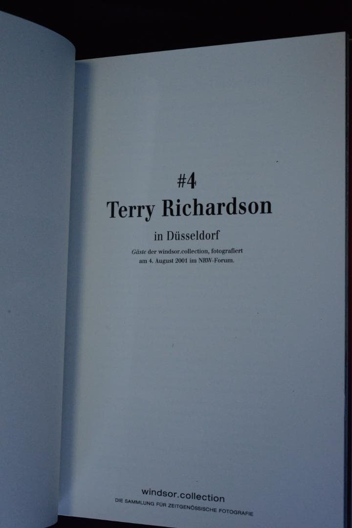 Terry Richardson in Düsseldorf #4値下げしました