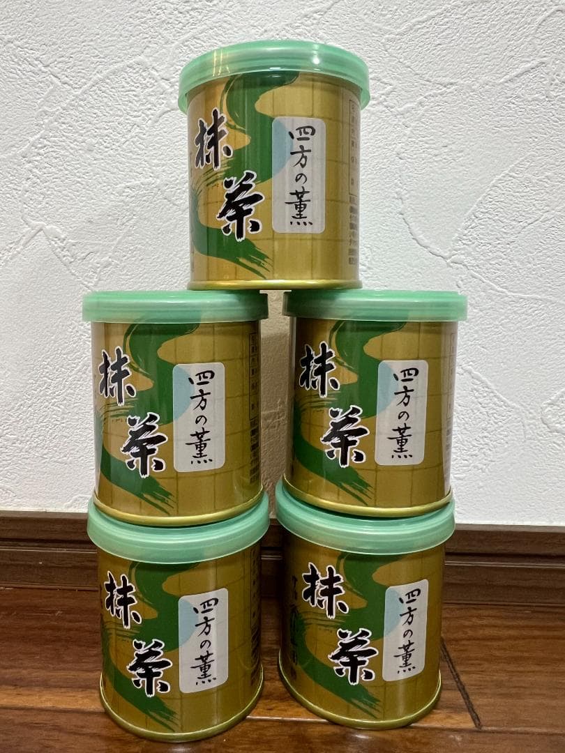 宇治抹茶　山政小山園　四方の薫30g×5缶 山政小山園 抹茶 小倉山 150g 缶入り【返品交換不可】