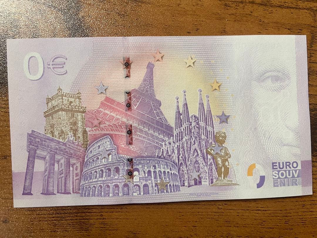 0ユーロ札 5枚セット