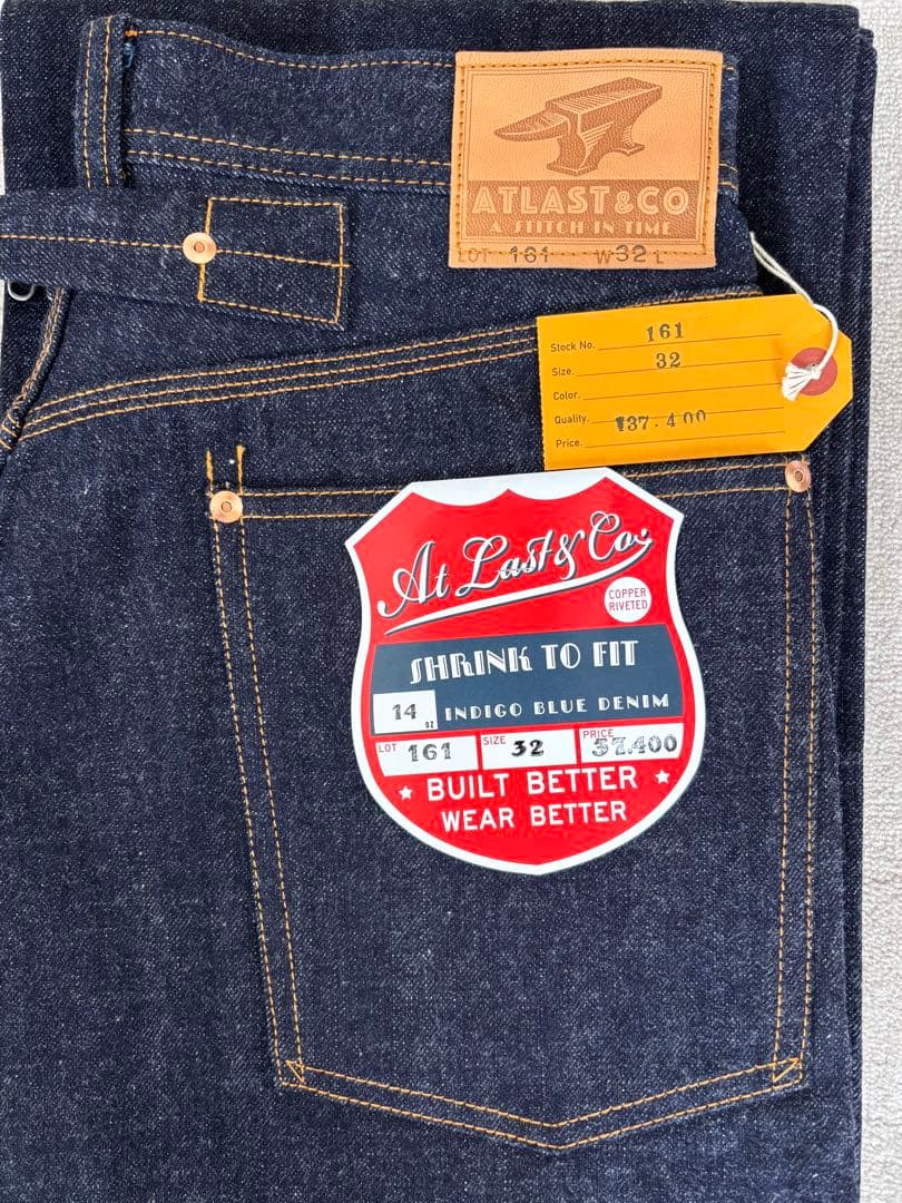 At Last & Co. インディゴブルーデニム 161/32 - メルカリ