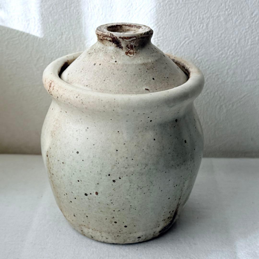 正島克哉 工房正島 蓋物 味噌壺 塩壺