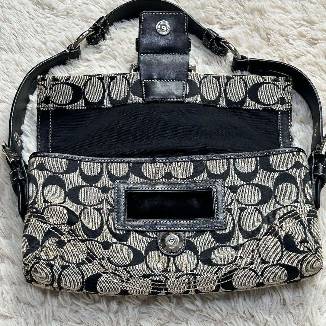 激レア】コーチ ソーホー ワンショルダーバッグ シグネチャー 黒