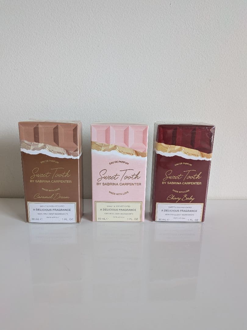 Sweet Tooth by Sabrina Carpenter 3種セット Sabrina Carpenter 3-Piece Eau de Parfum Travel Trio - $33 Value