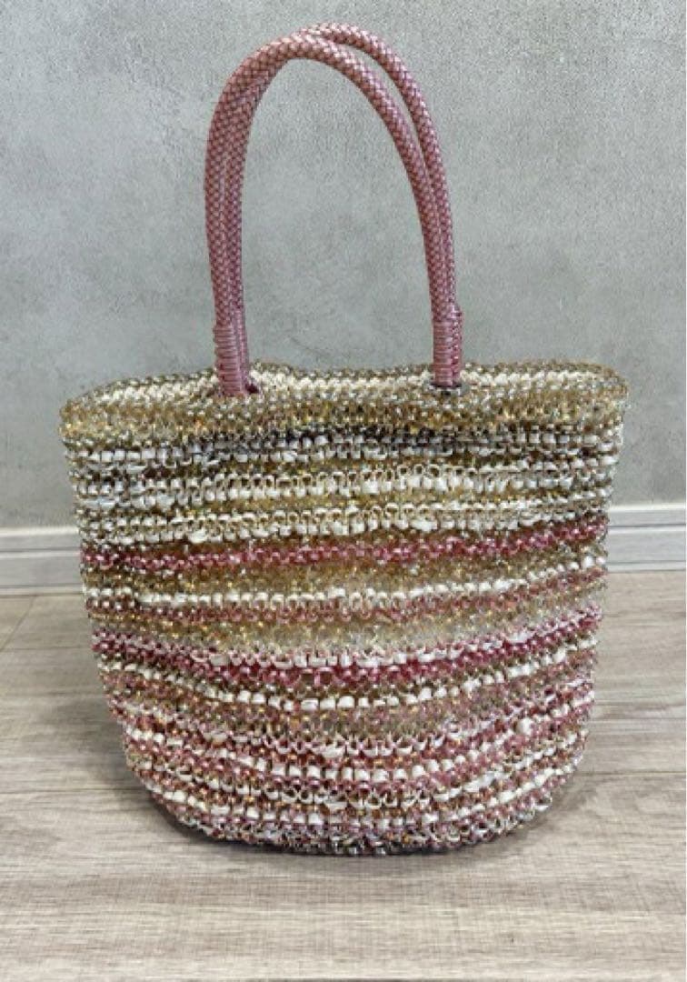 ANTEPRIM アンテプリマ　ワイヤーバッグ　ピンク　バケツ型 アンテプリマワイヤーバッグ ピンク レディース ハンドバッグ