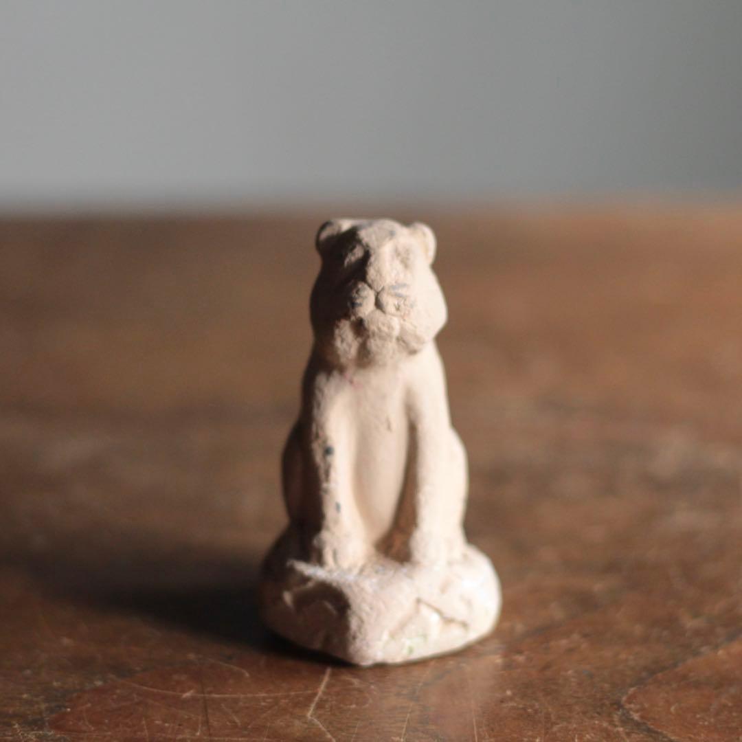 古い 鞍馬の虎 No.2 土人形 郷土人形 民芸 古道具 アンティーク