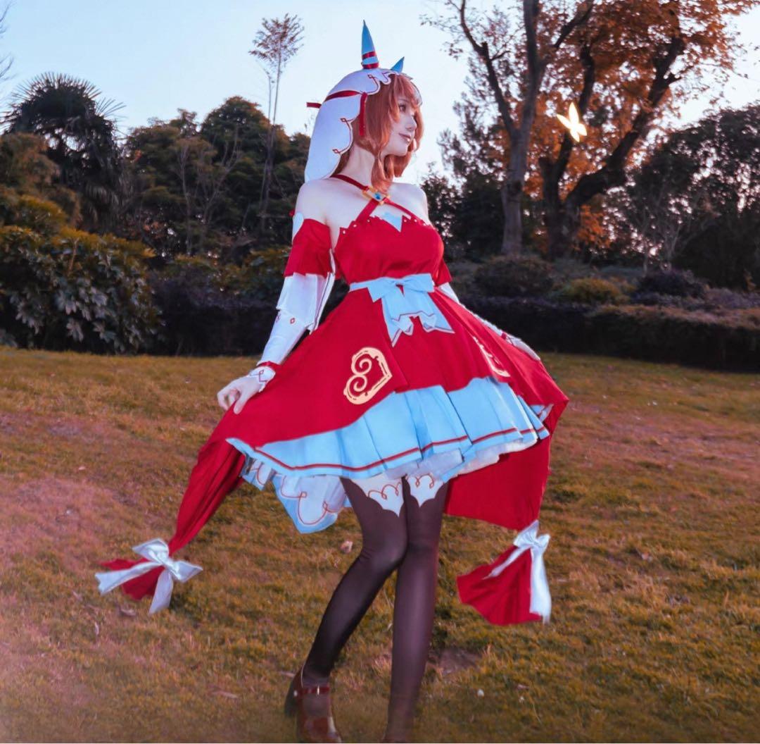 ウマ娘 スティルインラブ コスプレ衣装+ウィッグ+尻尾 - メルカリ
