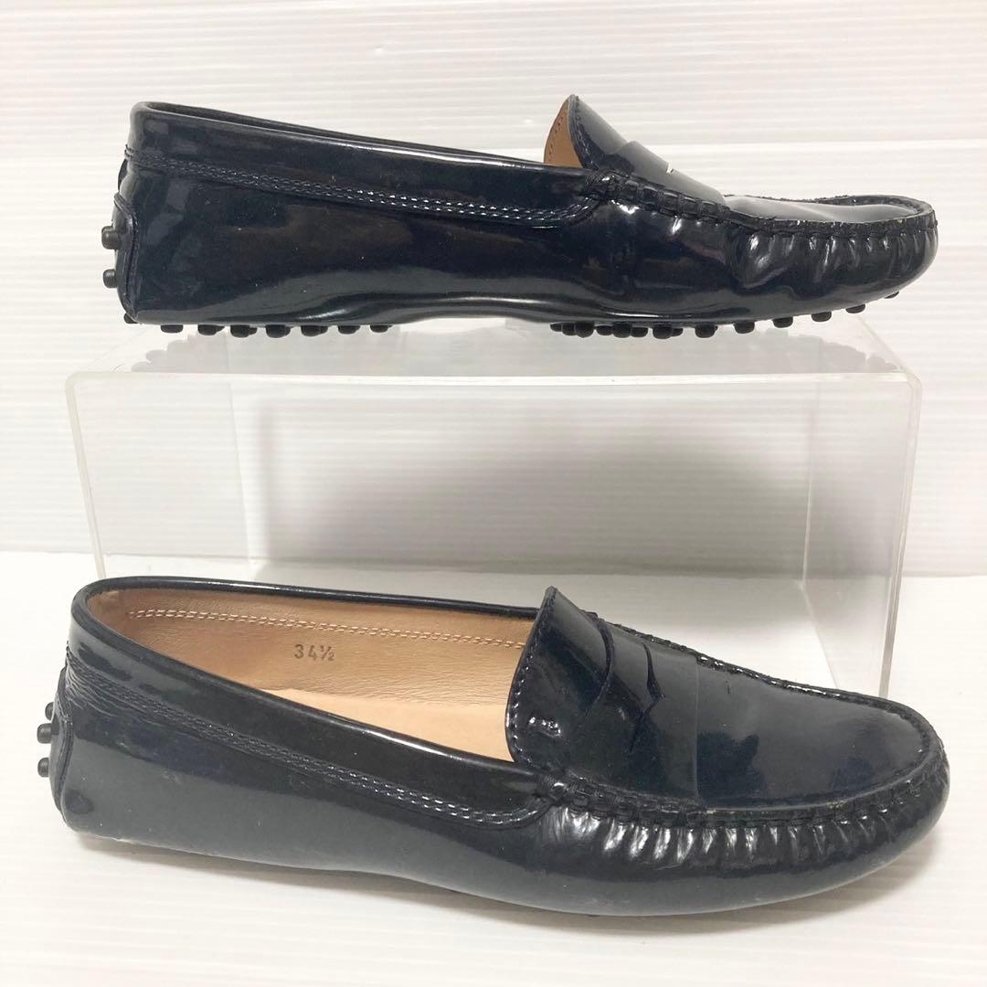 TOD'S トッズ ローファー ドライビングシューズ エナメル ゴンミーニ