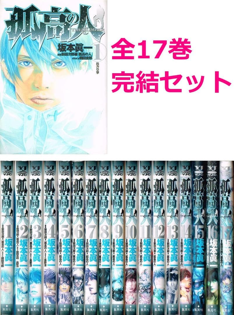 送料無料 】 孤高の人 全17巻完結 全巻 セット / 坂本眞一 新田次郎