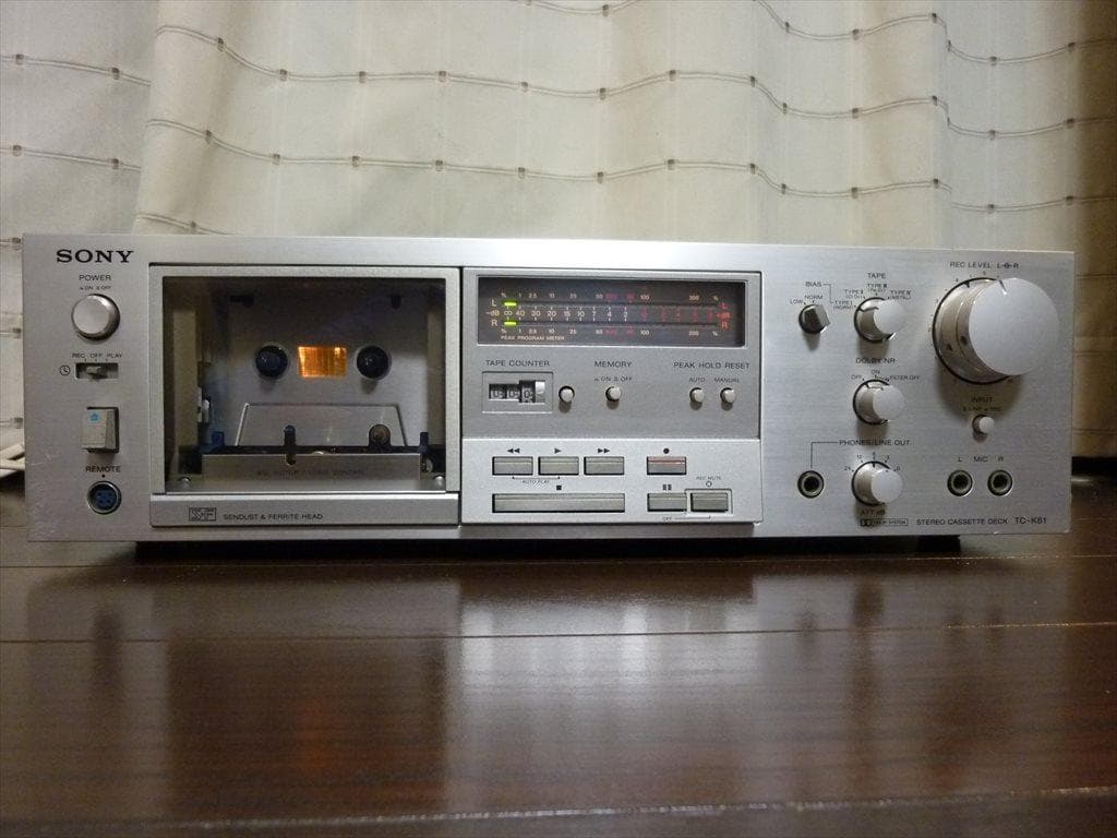SONY ソニー カセットデッキ TC-K61 修理済 全機能動作 美品 SONY TC-K61 – Audiolife － Enjoy your audio life!!